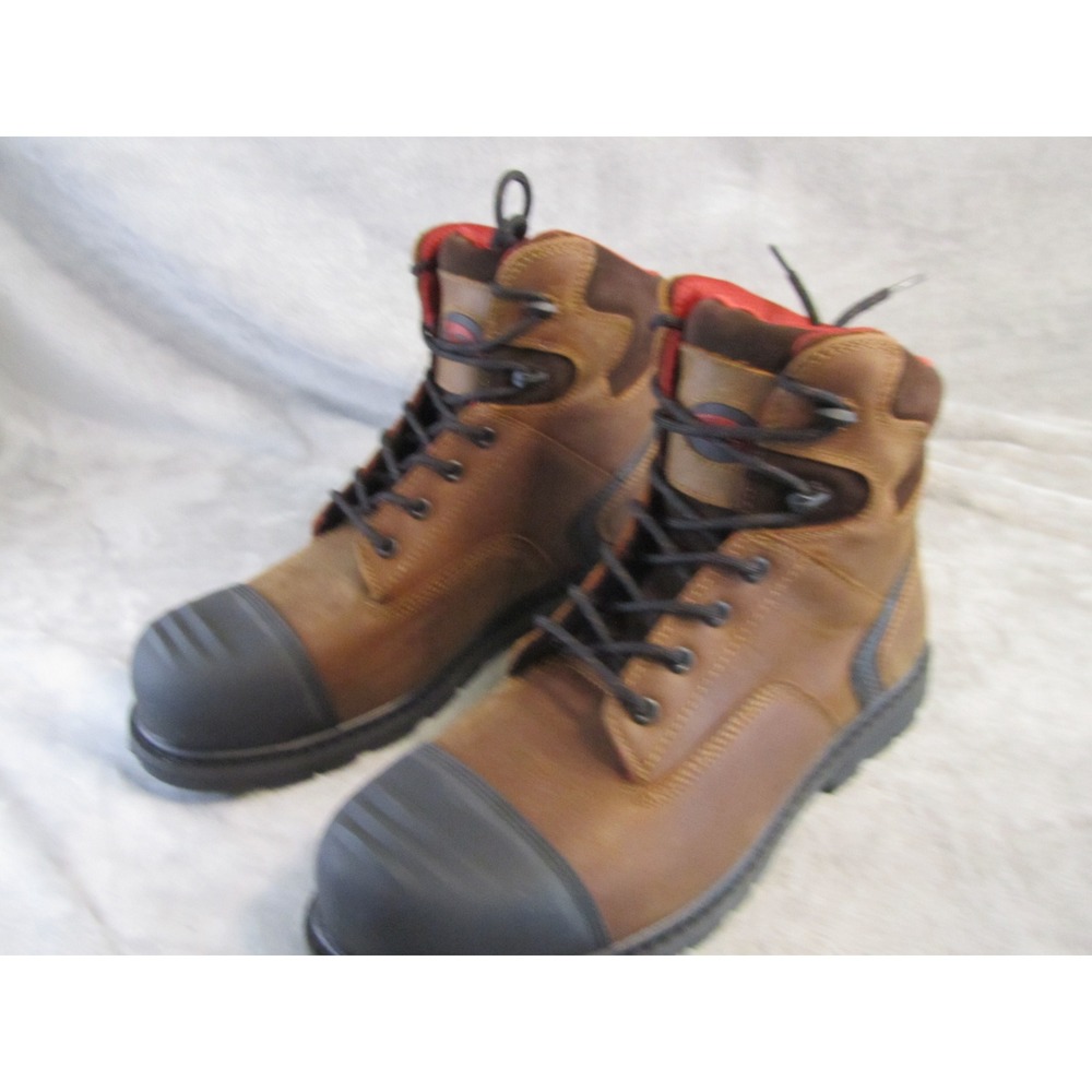 Avenger A7542 Mens Brown Leather Composite Toe Work Boots EH Rated Size 13M NEW